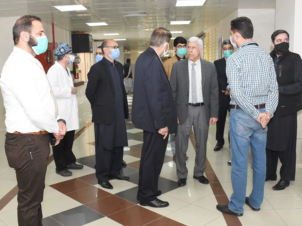 Prof. Dr. Nosherwan Barki Chairman Policy Board KP inaugural visit at PIC-MTI