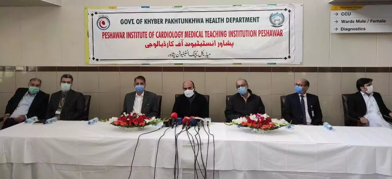 Minister Health & Finance held a press conference in PIC